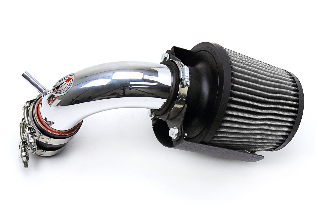 HPS Performance Polish Short ram Air Intake for 14-15 Ford Fiesta 1.6L Non Turbo