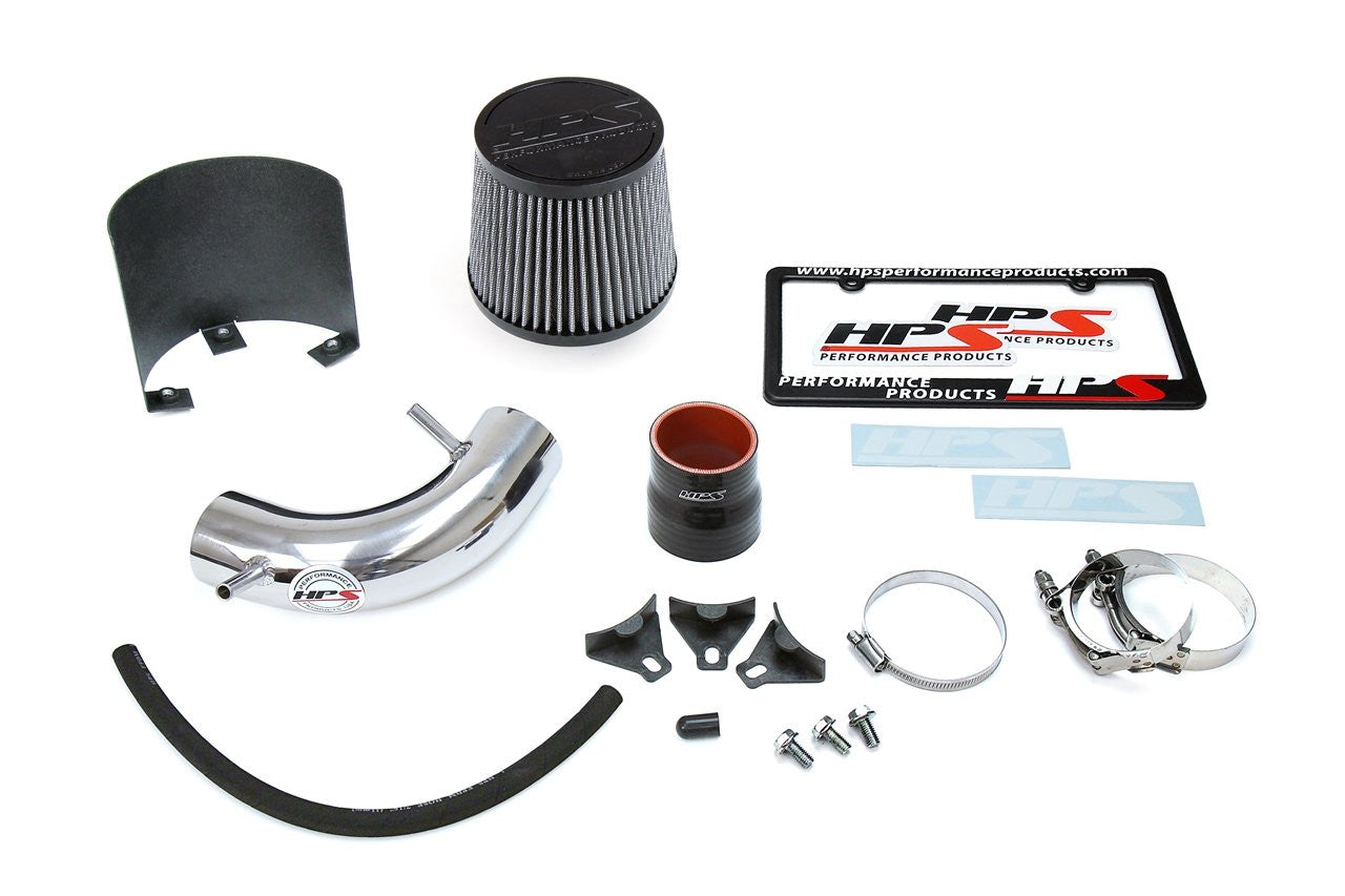 HSP 827-580P Polish Short ram Air Intake With Heat Shield