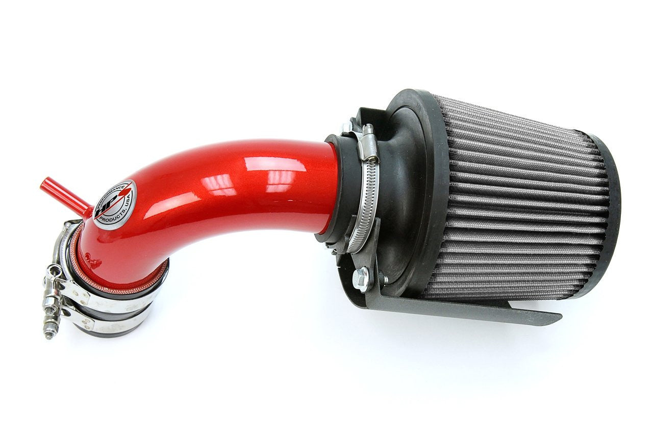 HPS Performance Red Short ram Air Intake Kit for 14-15 Ford Fiesta 1.6L Non Turbo