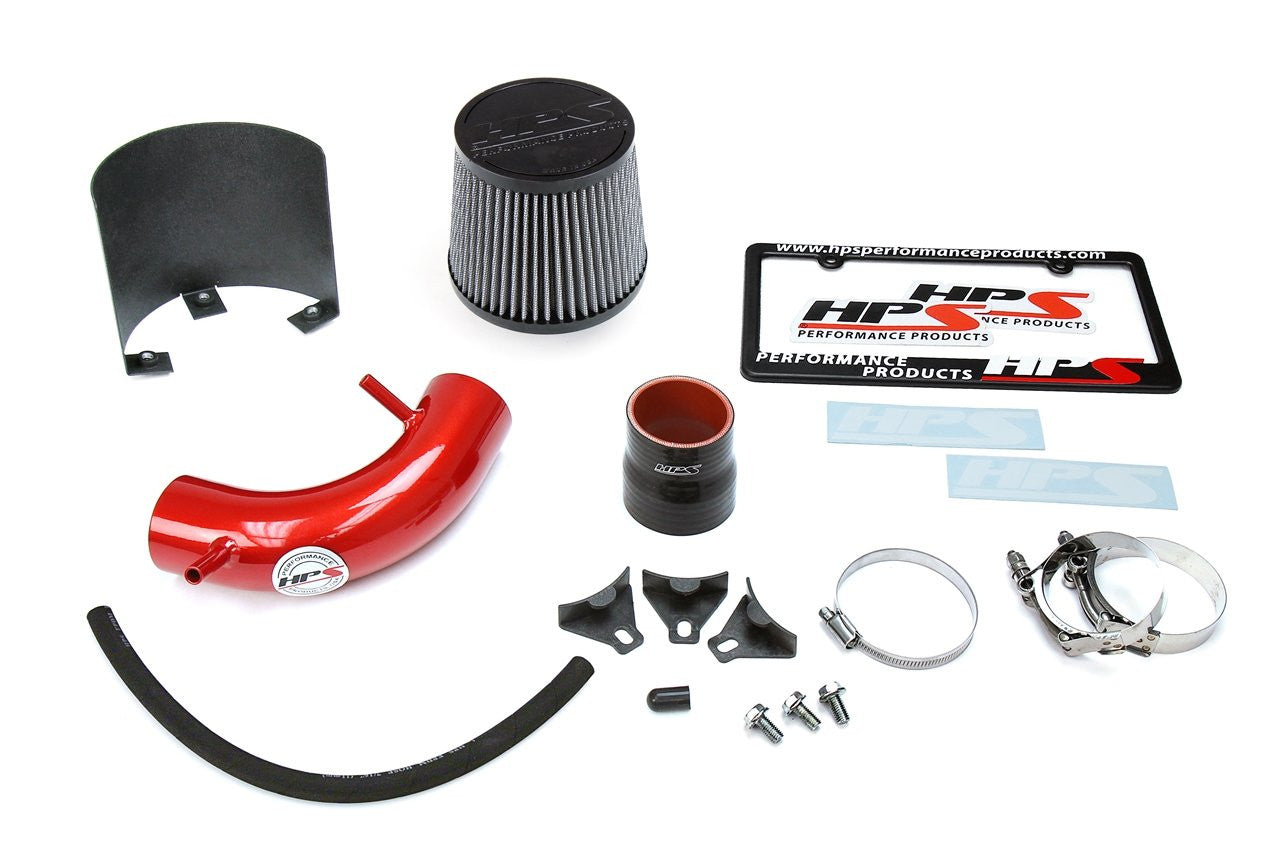 HSP 827-580R Red Short ram Air Intake With Heat Shield