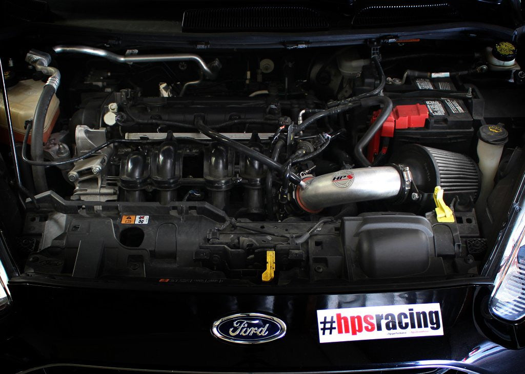 HPS Red Short ram Air Intake Ford Fiesta