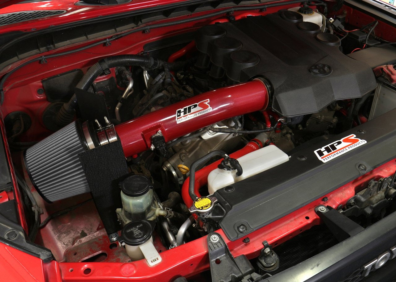 HPS Red Short ram Air Intake Toyota FJ Cruiser