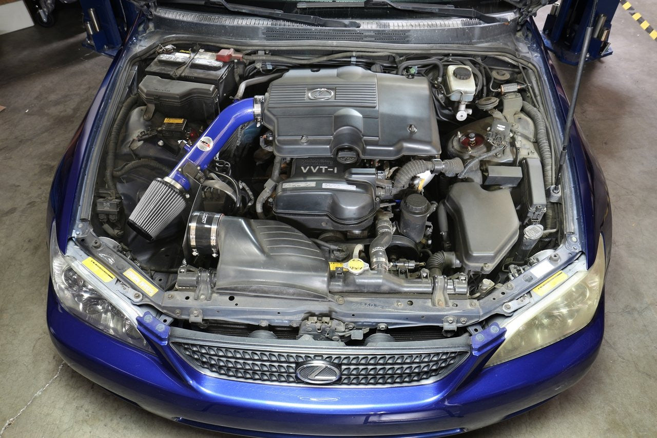 HPS Blue Short ram Air Intake Lexus IS300