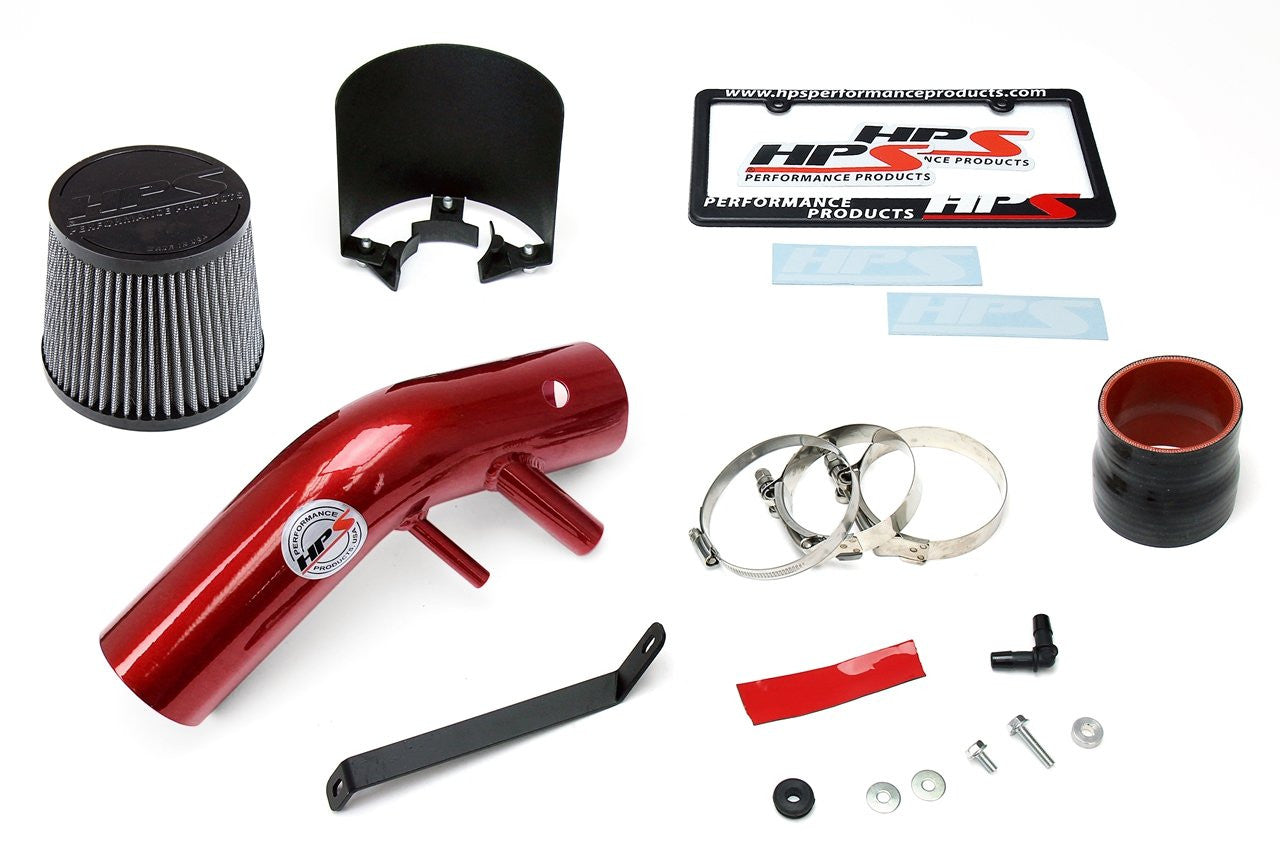 HSP 827-594R Red Short ram Air Intake With Heat Shield