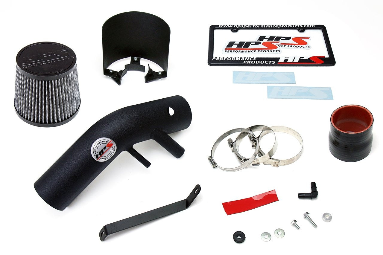 HSP 827-594WB Black Short ram Air Intake With Heat Shield