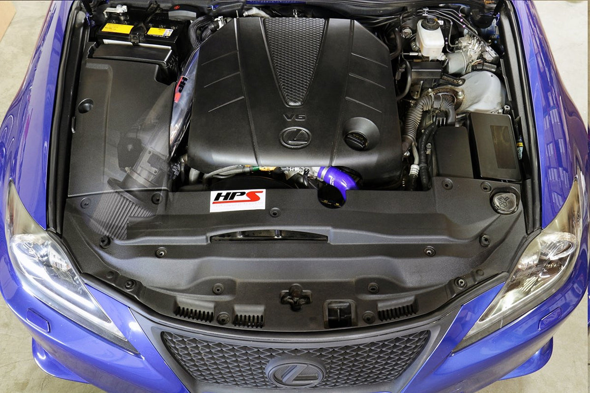 Is250 Intake HPS Short Ram Air Intake 827-597R Lexus IS250 2006-13 Red – My Store