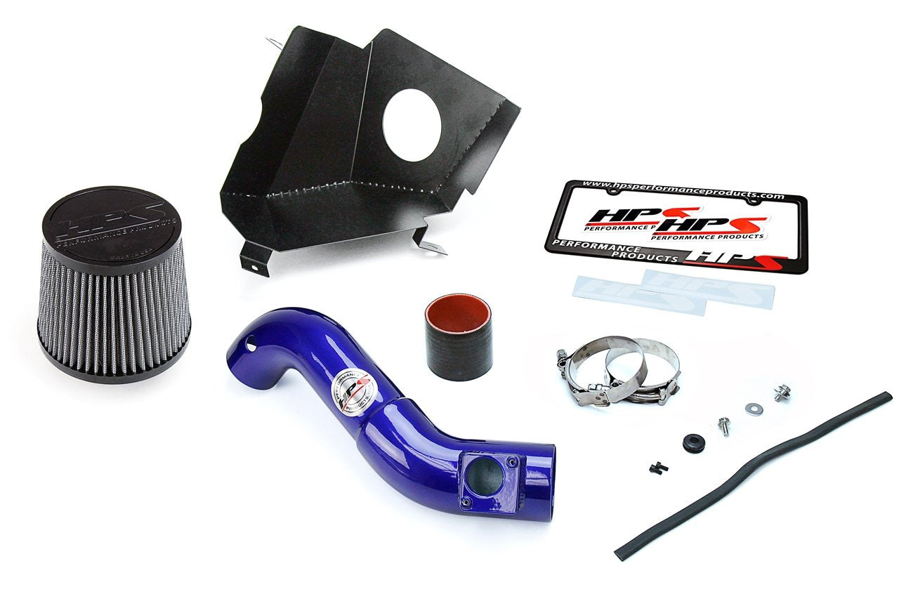 HSP 827-599BL Blue Short ram Air Intake With Heat Shield