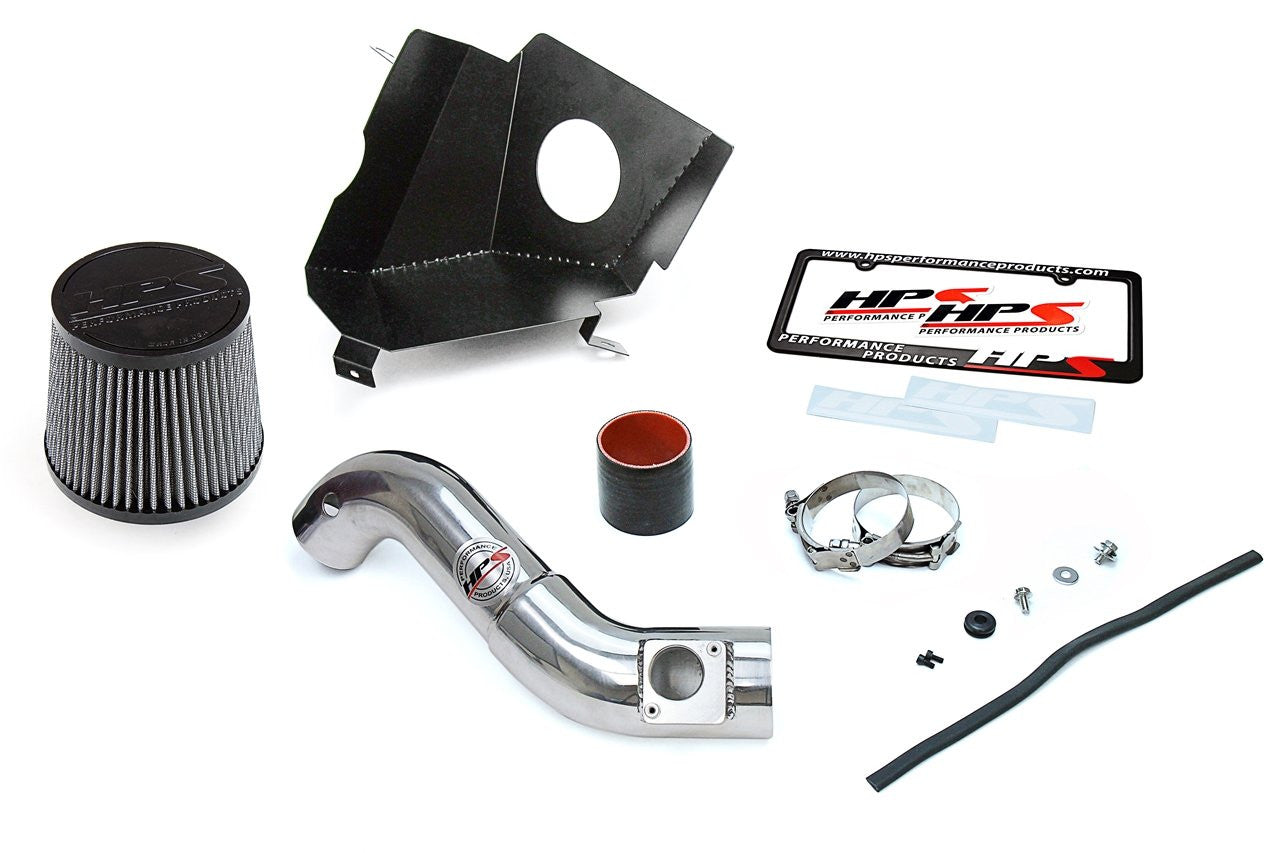 HSP 827-599P Polish Short ram Air Intake With Heat Shield