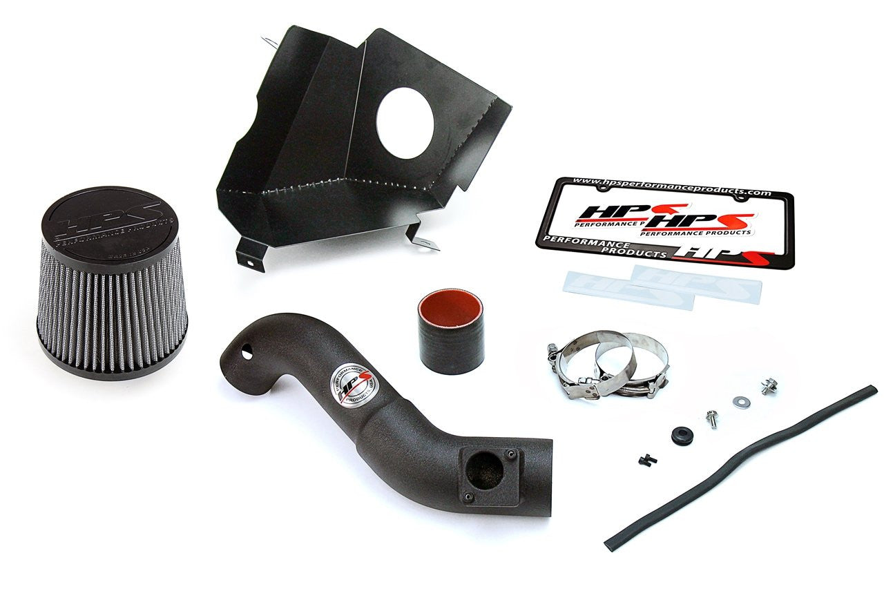 HSP 827-599WB Black Short ram Air Intake With Heat Shield