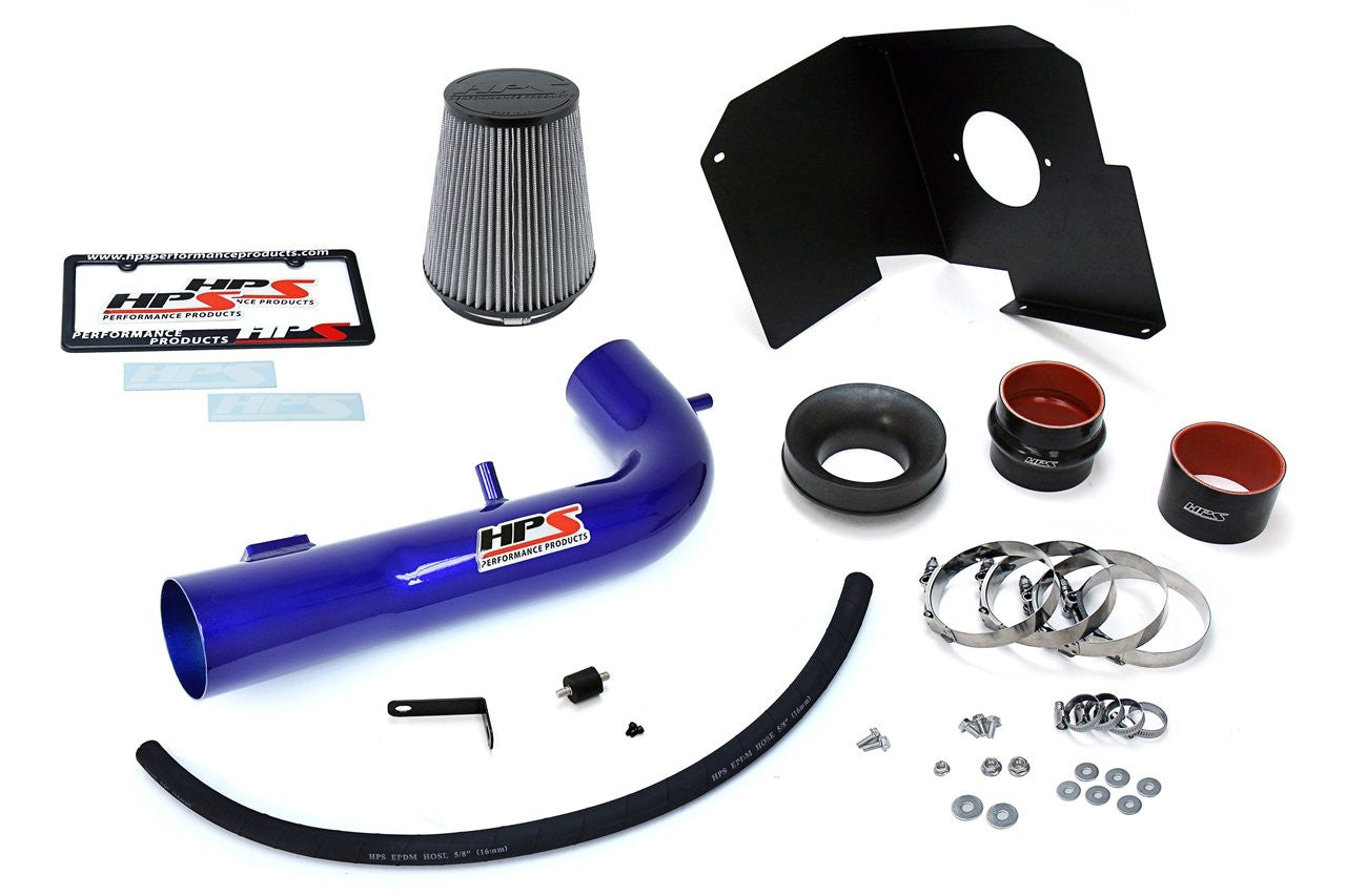 HSP 827-603BL Blue Short ram Air Intake With Heat Shield