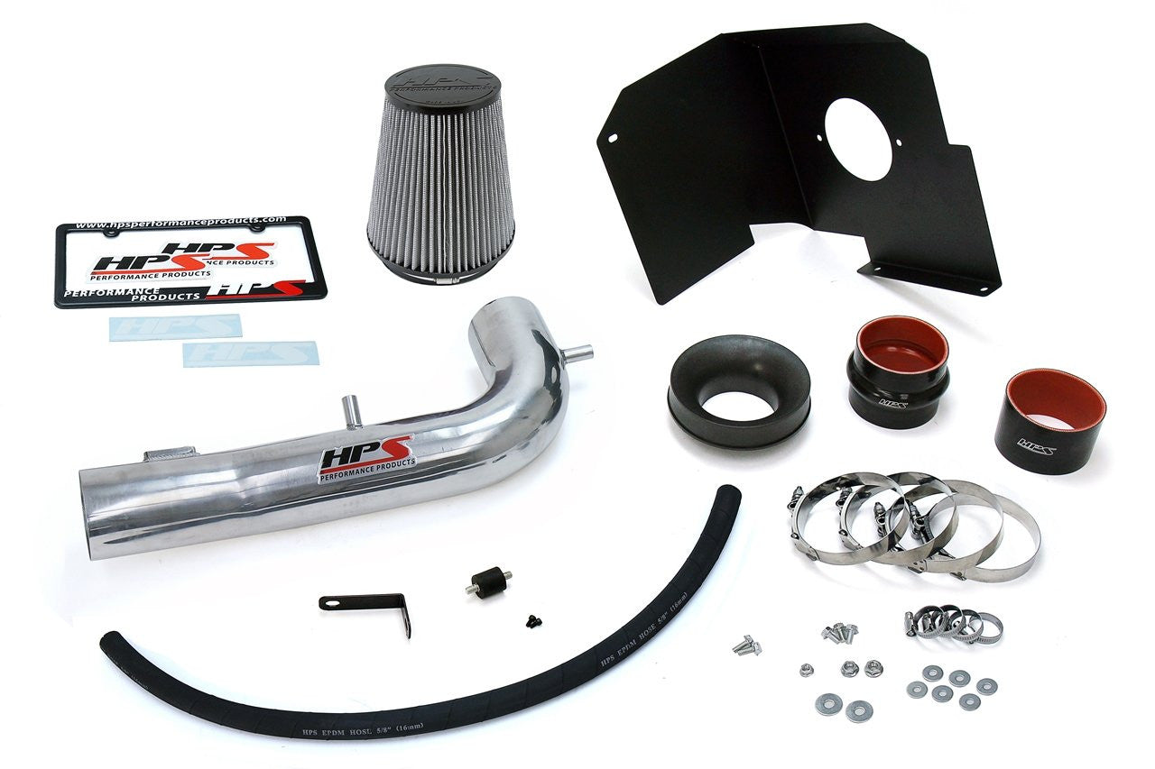 HSP 827-603P Polish Short ram Air Intake With Heat Shield