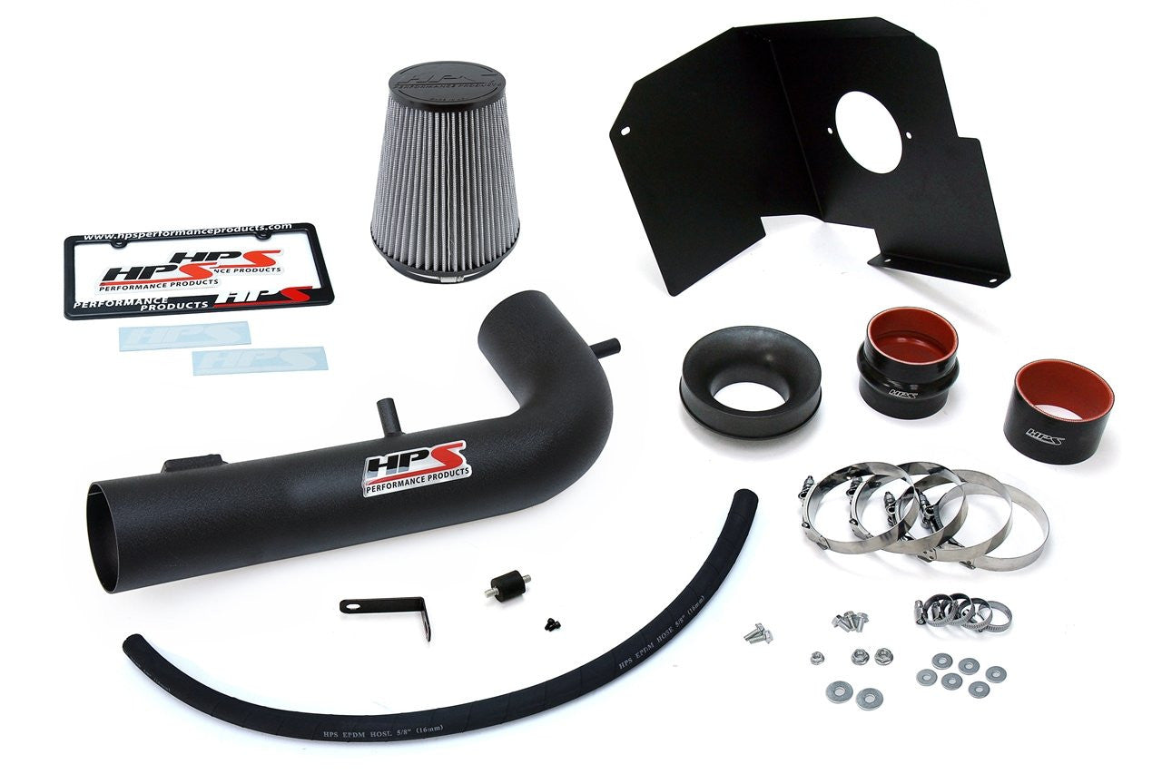 HSP 827-603WB Black Short ram Air Intake With Heat Shield