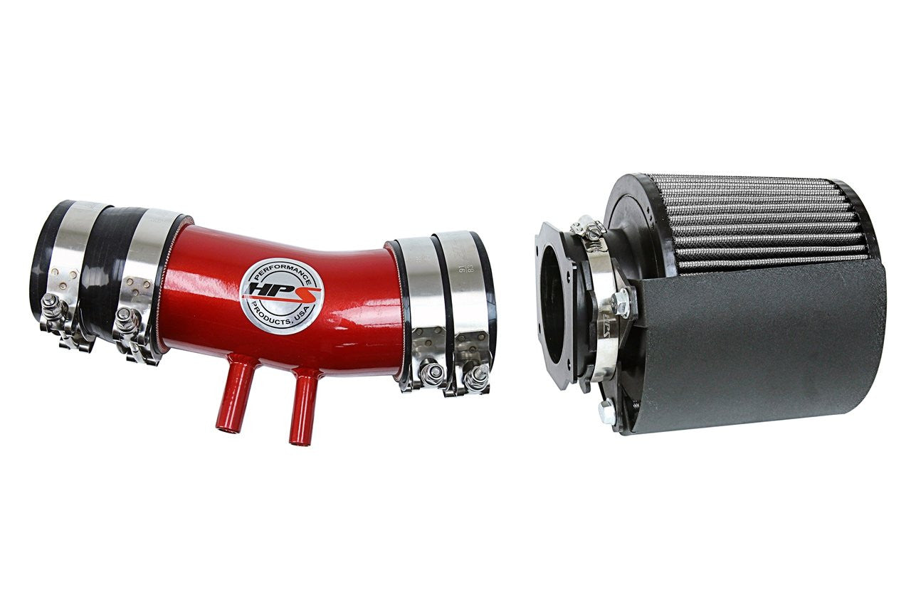 HPS Performance Air Intake Kit for Red 99-04 Nissan Frontier V6 Non Supercharged