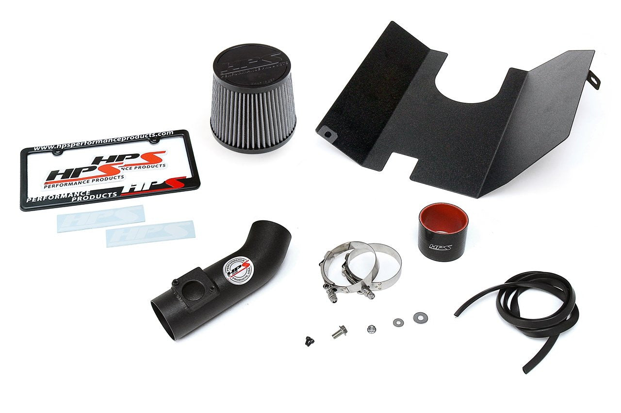 HSP 827-606WB Black Short ram Air Intake With Heat Shield