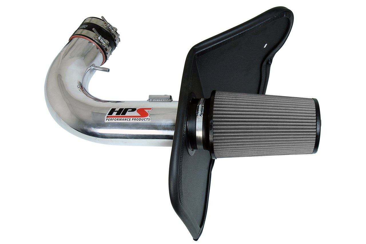 HPS Performance Polish Cold Air Intake Kit for 10-15 Chevy Camaro SS 6.2L V8