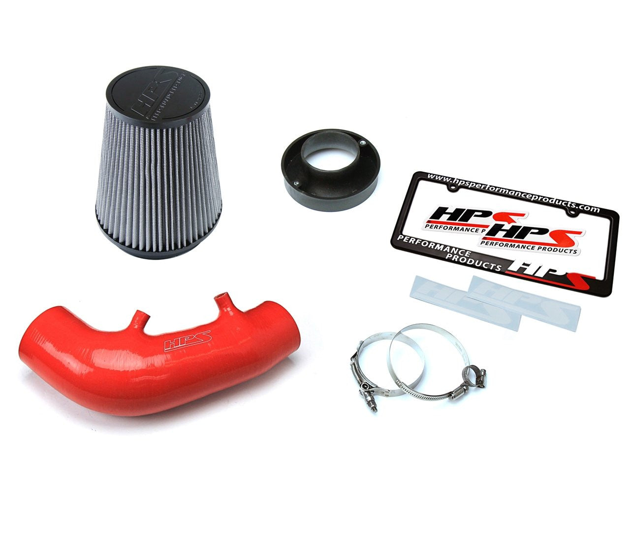 HPS Silicone Air Intake 827-610R Honda S2000 2006-09 Red