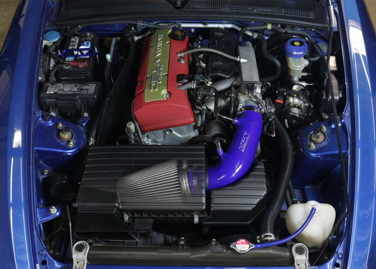 HPS Blue Silicone Air Intake Honda S2000