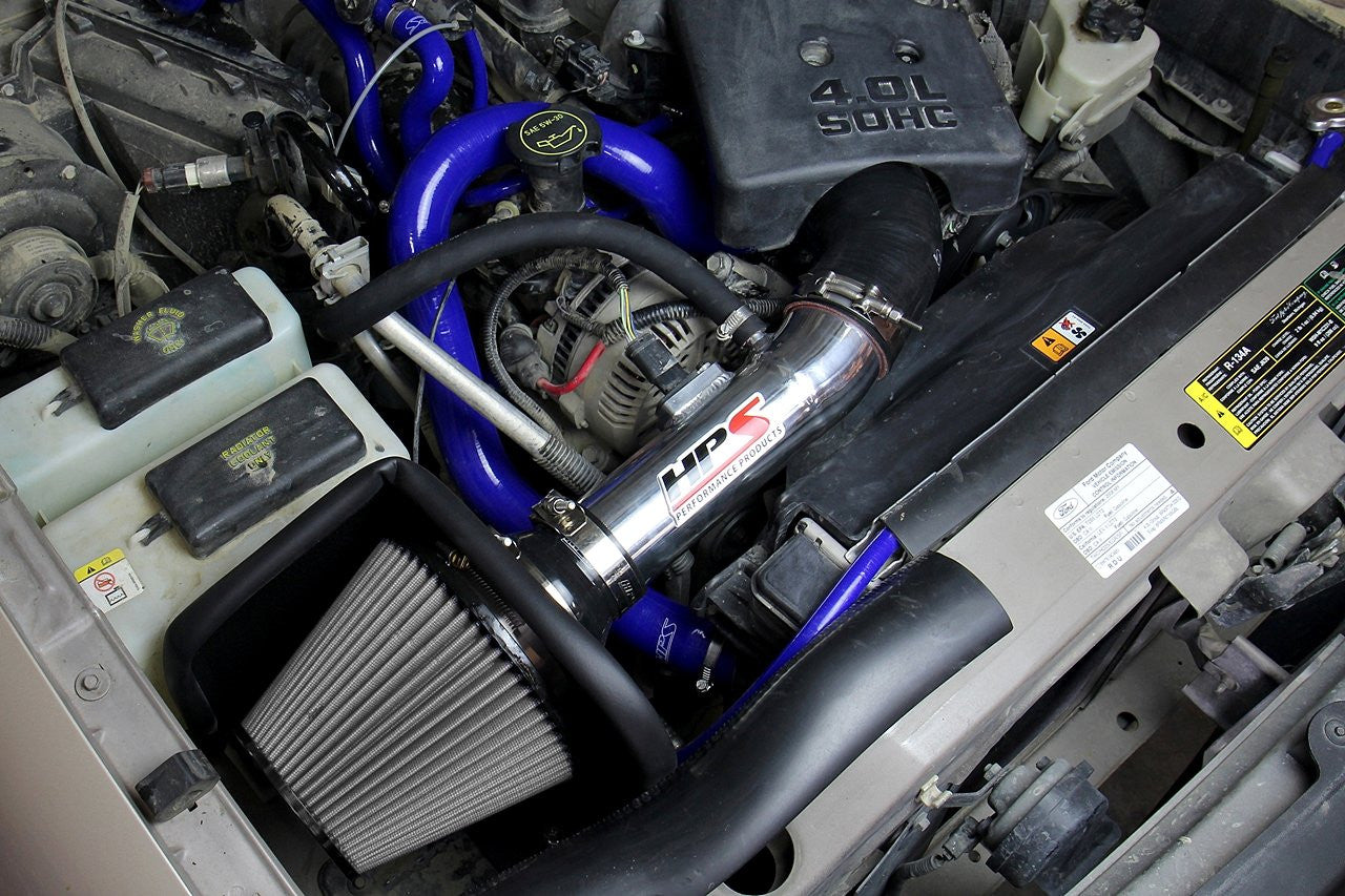 HPS Polish Short ram Air Intake Mazda B4000