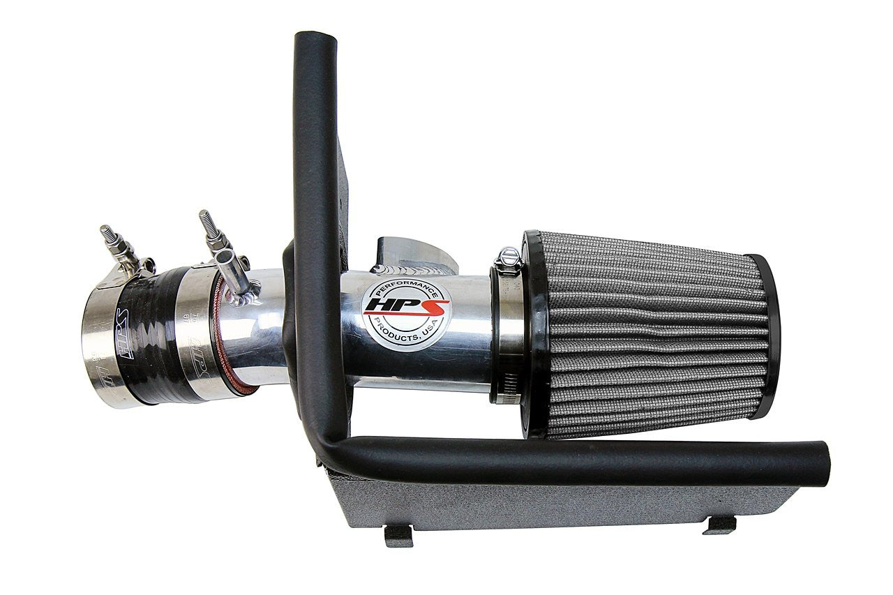 HPS Performance Polish Short ram Air Intake for 2016 Scion iA 1.5L