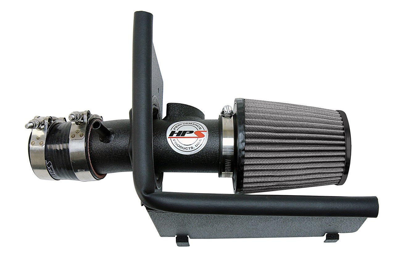 HPS Performance Black Short ram Air Intake for 2016 Scion iA 1.5L