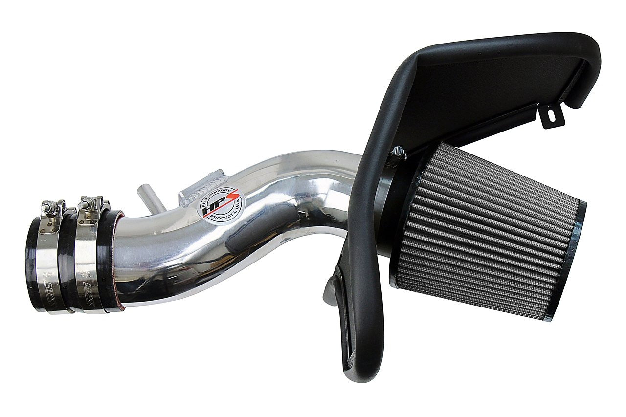 HPS Performance Polish Short ram Air Intake for 2017-2018 Honda Ridgeline 3.5L V6