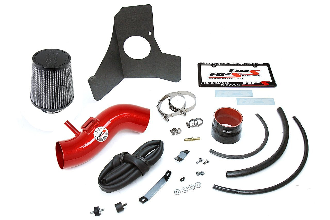 HSP 827-621R Red Short ram Air Intake With Heat Shield