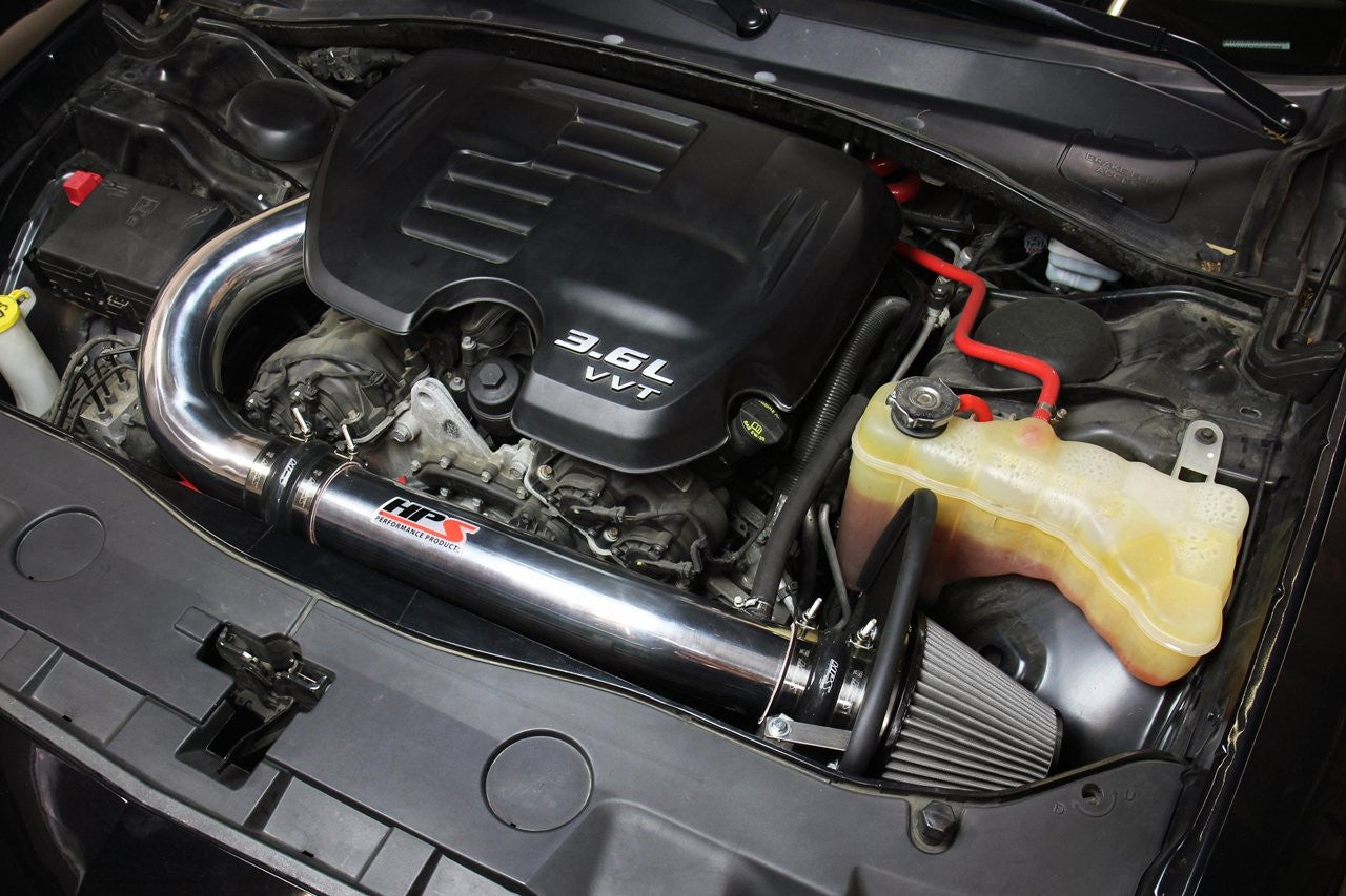 HPS Blue Short ram Air Intake Dodge Challenger