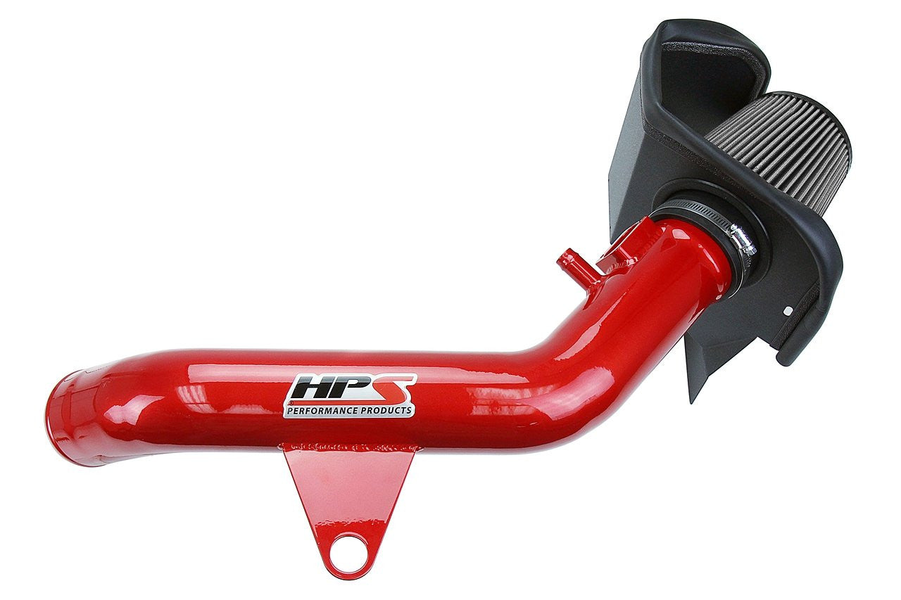 HPS Performance Red Short ram Air Intake for 2012-2016 BMW M135i M135ix F20 F21 3.0L Turbo N55