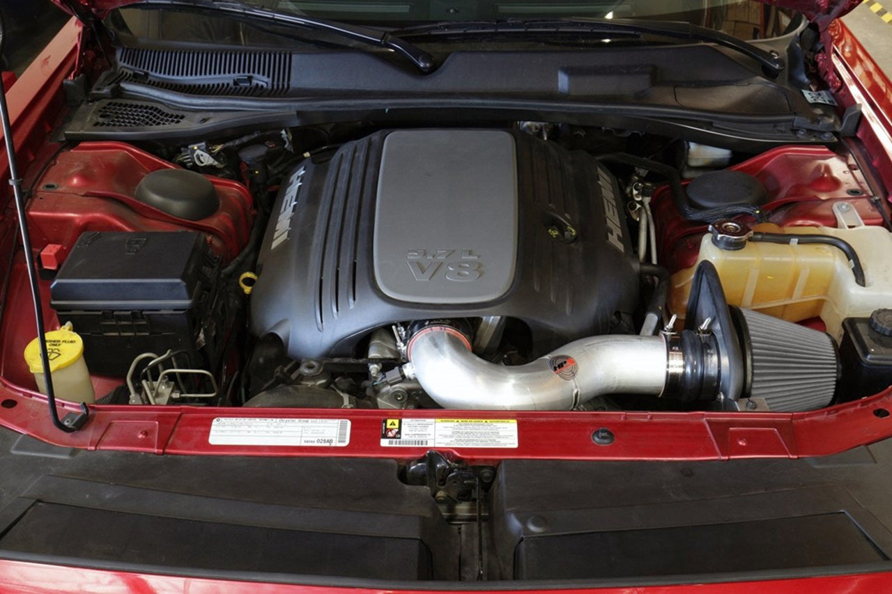 HPS Red Short ram Air Intake Dodge Challenger