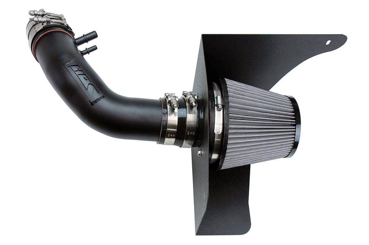 HPS Performance Black Cold Air Intake Kit for 15-17 Ford Mustang 3.7L V6