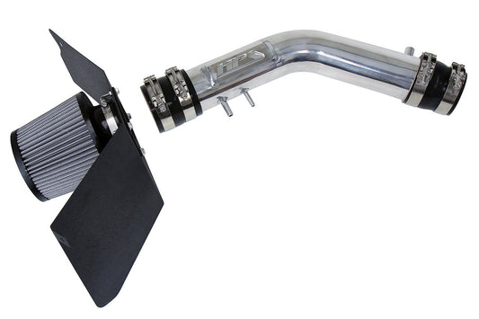 HPS Polish Short ram Air Intake Kit Heat Shield Cool Ram 827-663P