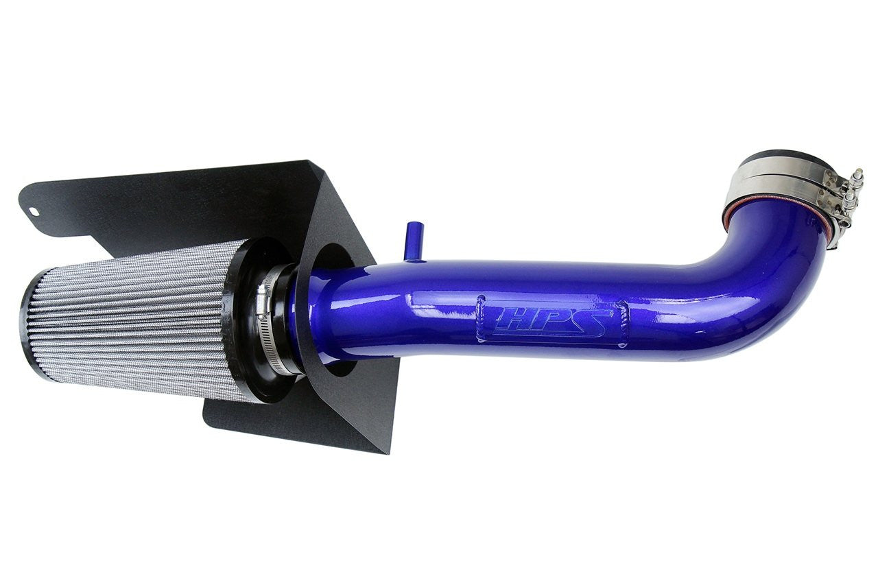 HPS Performance Blue Cold Air Intake Kit for 12-18 Jeep Wrangler JK 3.6L V6