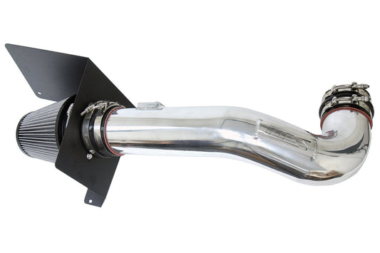 HPS Performance Polish Short ram Air Intake Kit for 2009-2014 GMC Sierra 1500 4.8L 5.3L 6.0L 6.2L V8 (Excludes Hybrid)