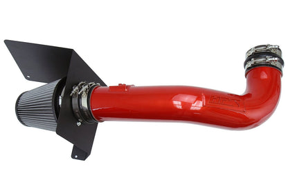 HPS Performance Red Short ram Air Intake Kit for 2009-2014 GMC Sierra 1500 4.8L 5.3L 6.0L 6.2L V8 (Excludes Hybrid)