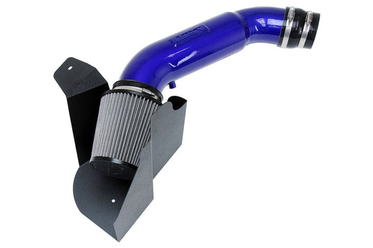 HPS Performance Blue Short ram Air Intake Kit for 2012-2015 Audi A6 Quattro 3.0L Supercharged (C7)