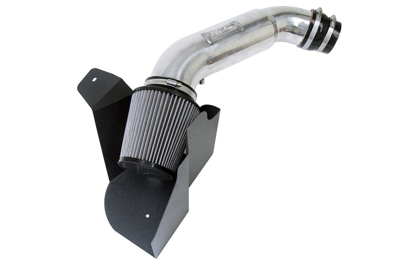 HPS Performance Polish Short ram Air Intake Kit for 2012-2015 Audi A7 Quattro 3.0L Supercharged (C7)