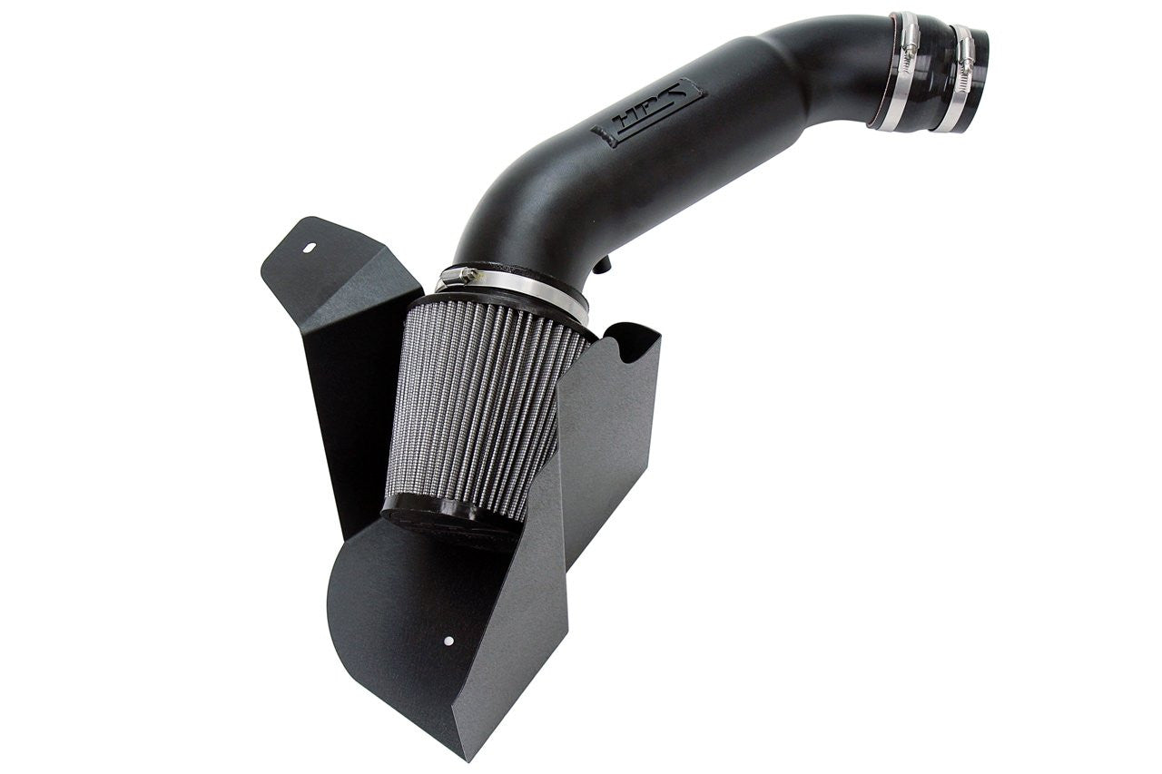 HPS Performance Black Short ram Air Intake Kit for 2012-2015 Audi A7 Quattro 3.0L Supercharged (C7)