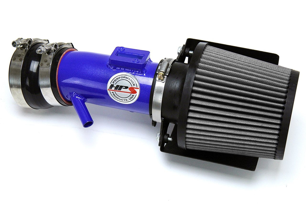 HPS Performance Blue Short ram Air Intake Kit for 13-17 Nissan Pathfinder 3.5L V6