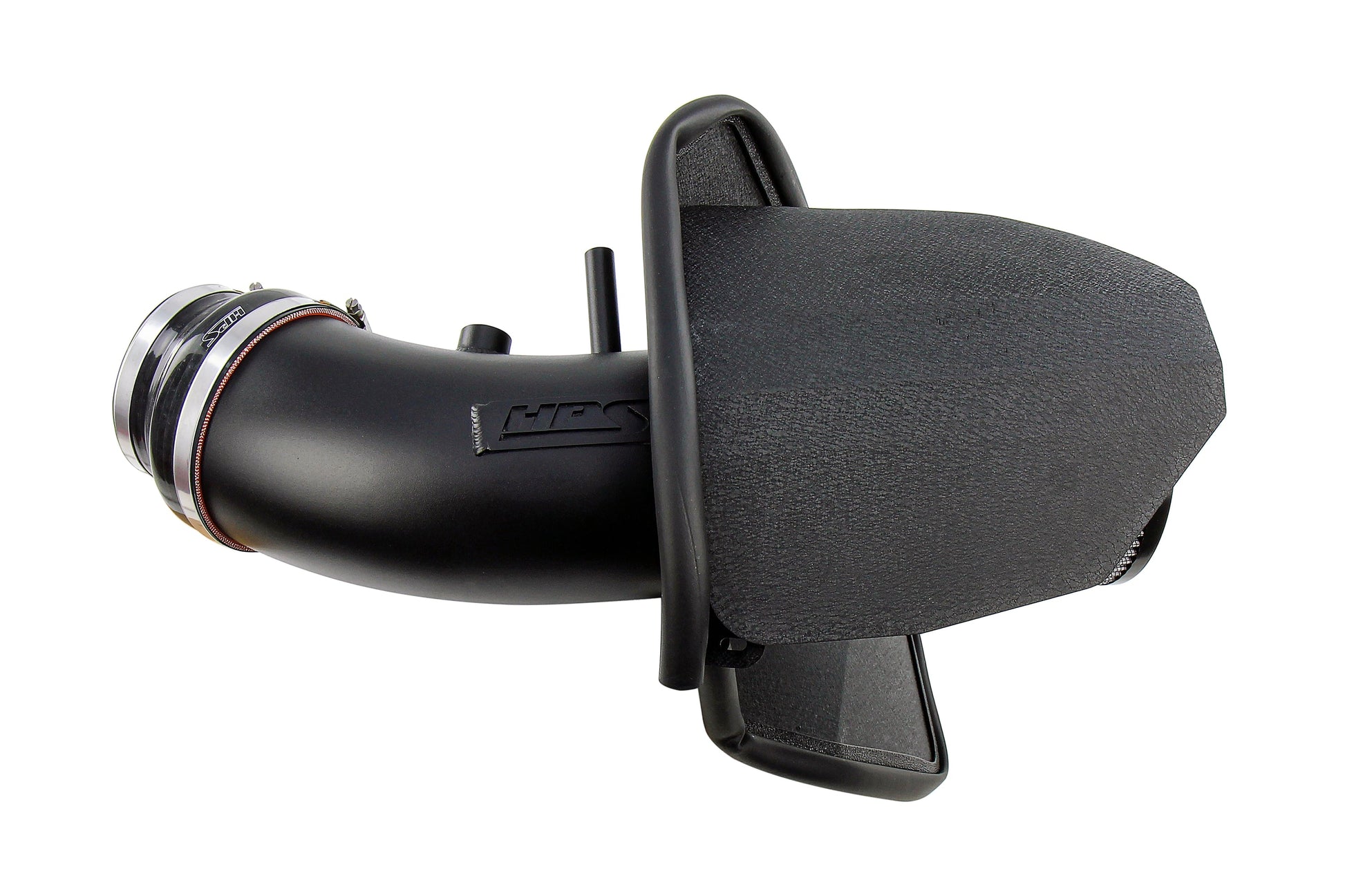 HPS Cold Air Intake for 19-23 Charger Hellcat 6.2 L Supercharged. Wrinkle Black, +14 hp gain.
