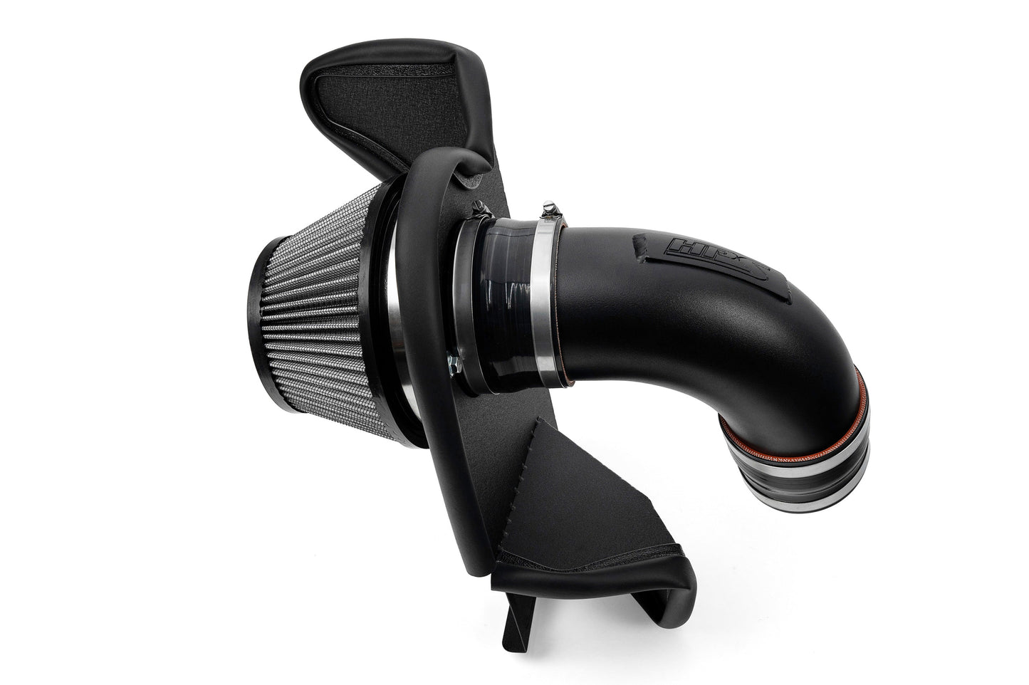 HPS Cold Air Intake Kit for 23-24 BMW X7 3.0 L Turbo. Wrinkle Black, +21 hp gain.