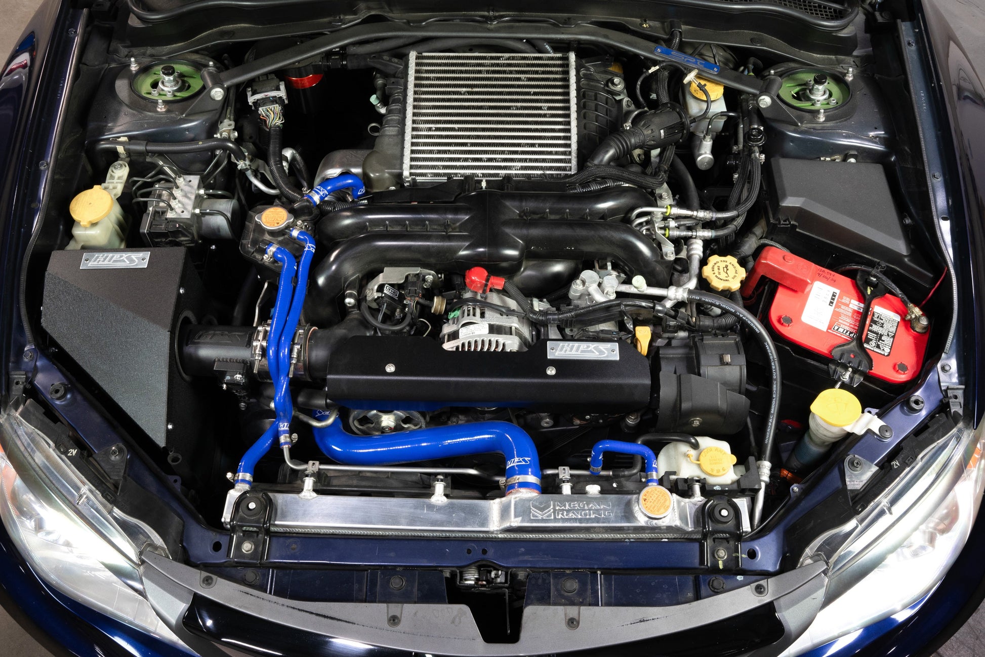 Subaru WRX STI 2.5L Turbo HPS 827-778WB Black Intake System