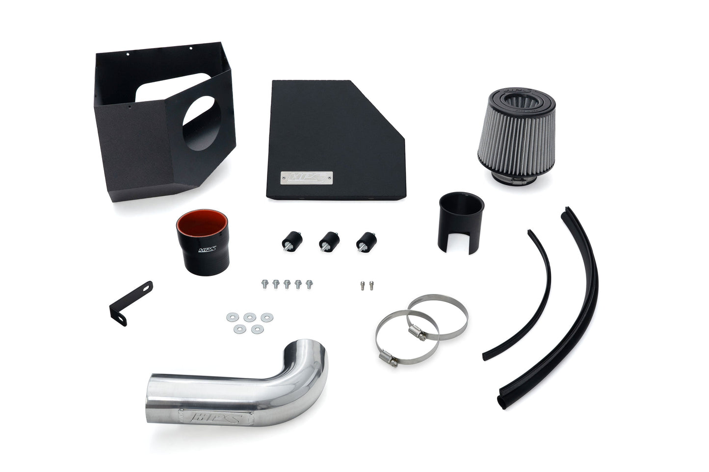 HPS 827-786P Polished Tube Intake Toyota Land Cruiser