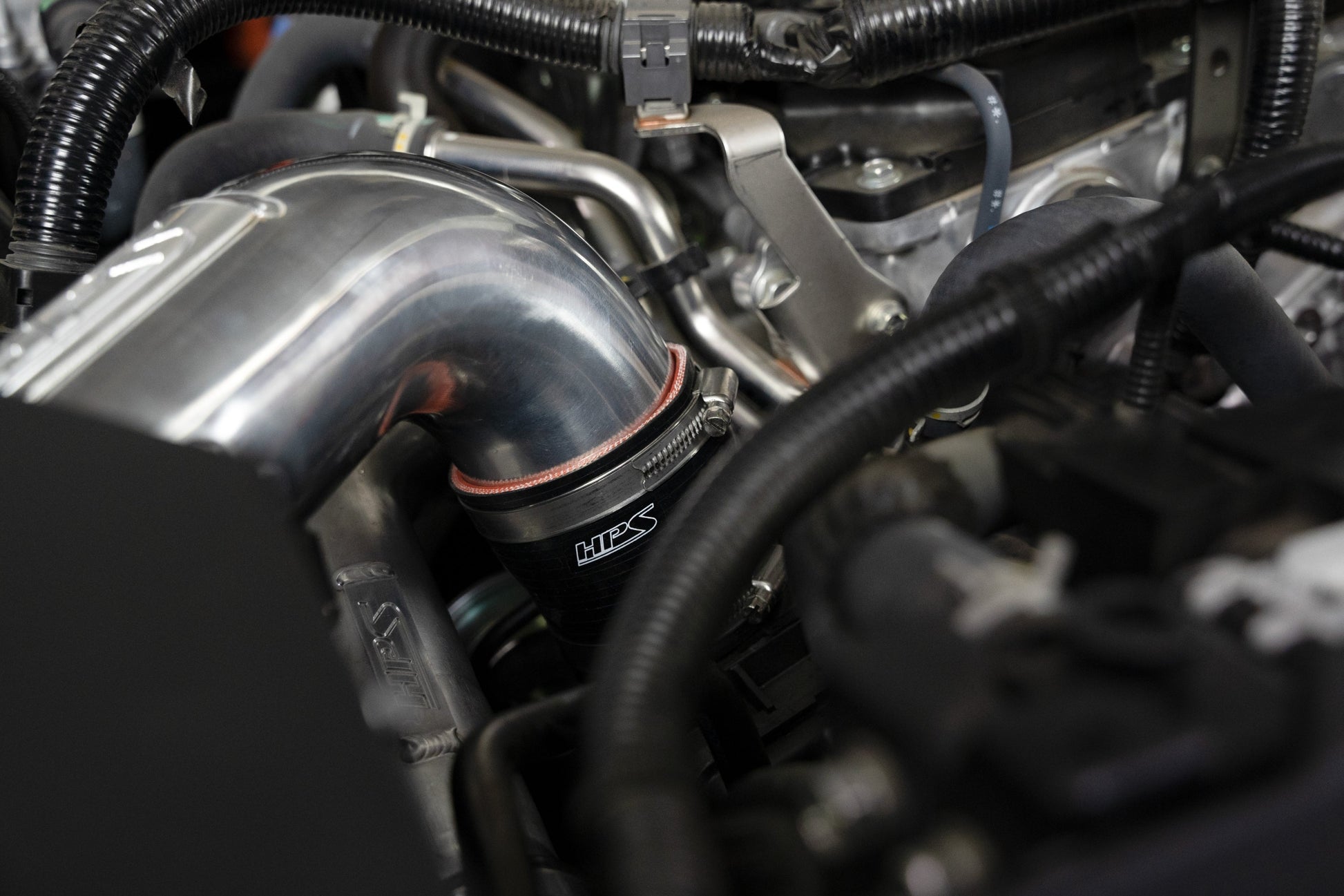 HPS 827-786P High Flow Intake System Land Cruiser J250