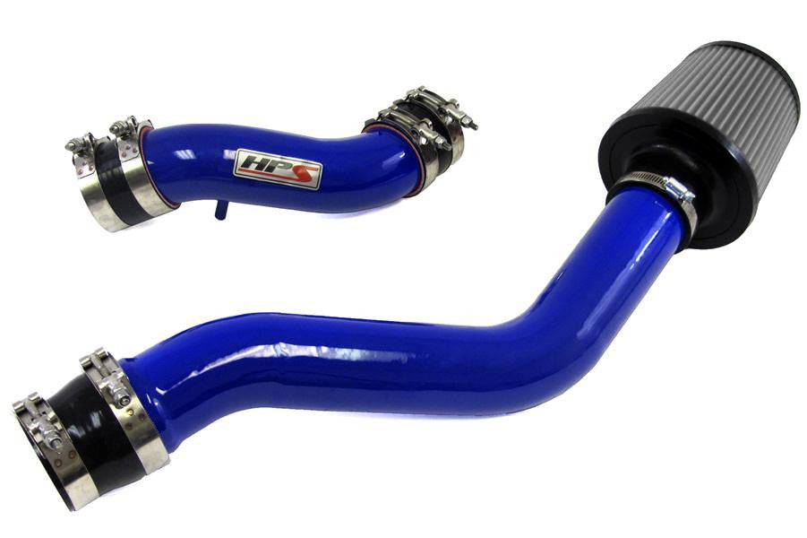 HPS Blue Cold Air Intake Kit Cool Long Ram CAI High Flow Filter 837-142BL