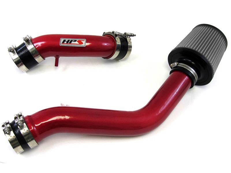 HPS Red Cold Air Intake Kit Cool Long Ram CAI High Flow Filter 837-142R