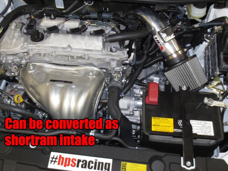 HSP 837-508P Polish Cold Air Intake Converts to Short ram Intake