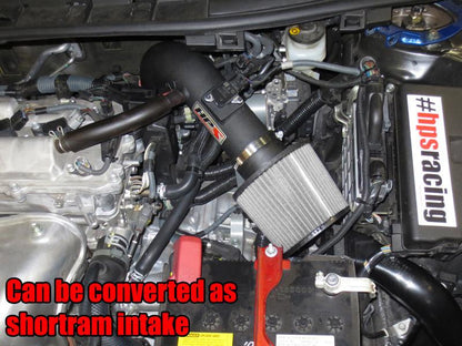 HSP 837-508WB Black Cold Air Intake Converts to Short ram Intake