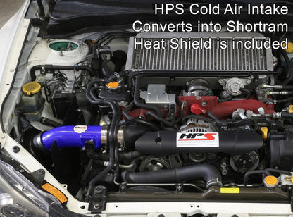 HSP 837-566BL Blue Cold Air Intake Converts to Short ram Intake