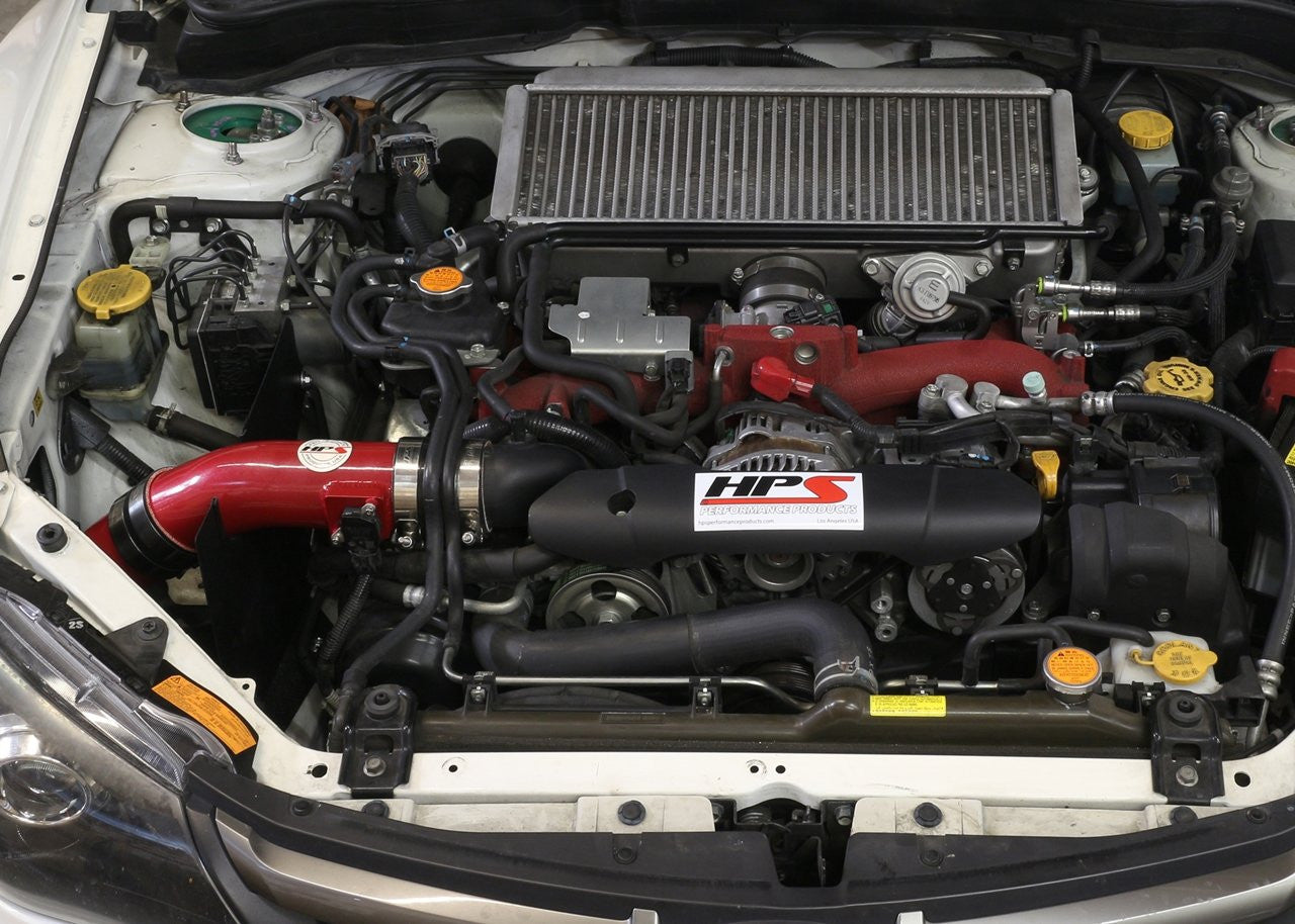 HPS Red Cold Air Intake Subaru WRX