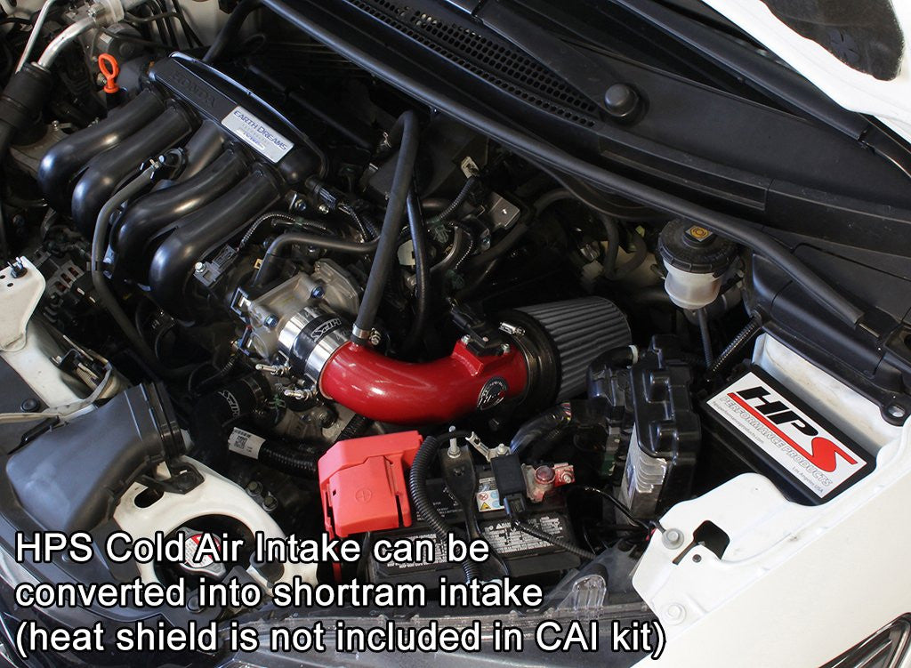 HSP 837-568R Red Cold Air Intake Converts to Short ram Intake